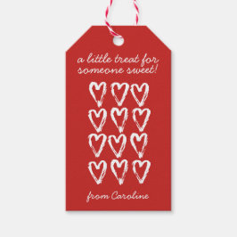 小さなお祝いバレンタインデーのギフトラベル ギフトタグ