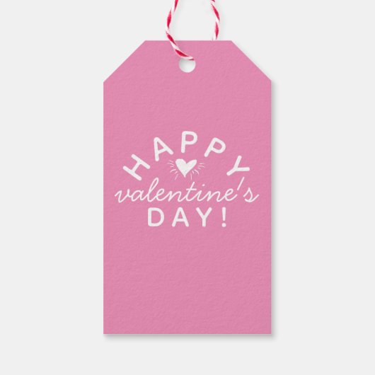 小さなお祝いバレンタインデーのギフトラベル ギフトタグ (裏面)