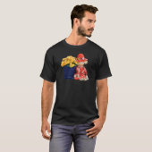 小さなかかしとムムズメンズ Tシャツ (正面フル)