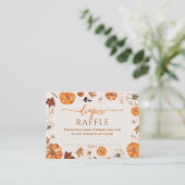 小さなかぼちゃおむつラッフルのエンクロージャカード エンクロージャーカード (スタンド正面)