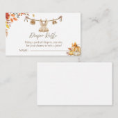 小さなかぼちゃおむつラッフル、ランドリーボホ秋 エンクロージャーカード (正面/裏面)