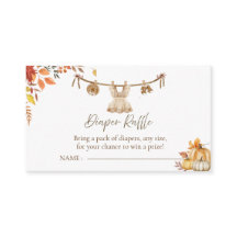 小さなかぼちゃおむつラッフル、ランドリーボホ秋