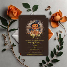 小さなかぼちゃかわいいかわいいグリッター赤ちゃんシャワー