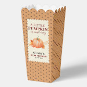 小さなかぼちゃかわいい秋素朴の赤ちゃん フェイバーボックス (正面)