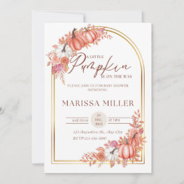 小さなかぼちゃがやってくる!お招き状 招待状