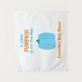 小さなかぼちゃがやってくる タペストリー (正面)