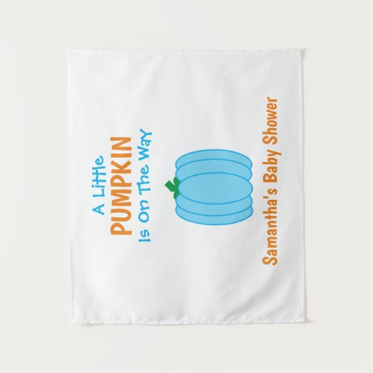 小さなかぼちゃがやってくる タペストリー (正面)