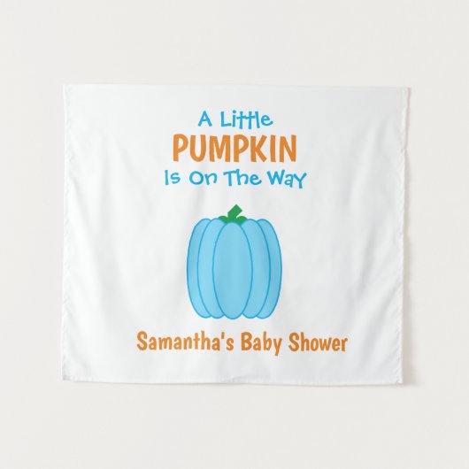 小さなかぼちゃがやってくる タペストリー (正面(横))