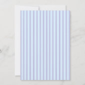 小さなかぼちゃがやってくる ブルーベイビーシャワー 招待状 (裏面)