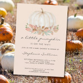 小さなかぼちゃがやってくる!ベイビーシャワー 招待状