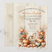 小さなかぼちゃがやってくる 招待状 (正面/裏面)