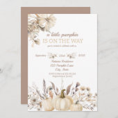 小さなかぼちゃがやってくる 招待状 (正面/裏面)