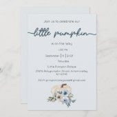 小さなかぼちゃがやってくる 招待状 ベイビー (正面/裏面)