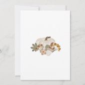 小さなかぼちゃがやってくる 招待状, ベイビー 招待状 (裏面)