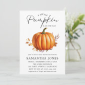 小さなかぼちゃがやってくる 秋のベイビーシャワー 招待状 (スタンド正面)