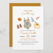 小さなかぼちゃがやって来る 招待状 (正面/裏面)