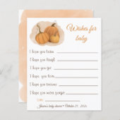 小さなかぼちゃがベビーアドバイス (正面/裏面)