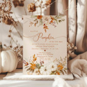 小さなかぼちゃが生まれてくるよ ベイビーシャワー 招待状