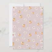 小さなかぼちゃが生まれてくる 秋のベイビーシャワー 招待状 (裏面)