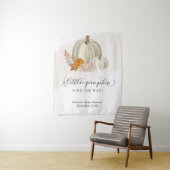 小さなかぼちゃが生まれるよ ベビーシャワー オーダーメイド タペストリー (インサイチュ)