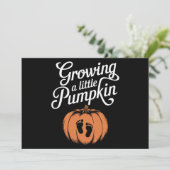小さなかぼちゃが秋に妊娠する シーズンカード (スタンド正面)