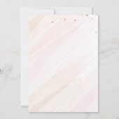 小さなかぼちゃが赤ちゃんシャワーを浴びている 招待状 (裏面)