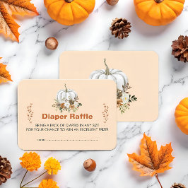 小さなかぼちゃが赤ちゃんシャワーを浴びる エンクロージャーカード