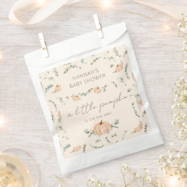 小さなかぼちゃが赤ちゃんシャワーを浴びる フェイバーバッグ