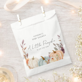 小さなかぼちゃが赤ちゃんシャワーを浴びる フェイバーバッグ