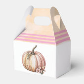 小さなかぼちゃが赤ちゃんシャワーを浴びる フェイバーボックス (裏面サイド)