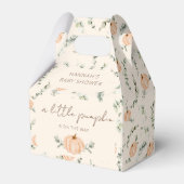 小さなかぼちゃが赤ちゃんシャワーを浴びる フェイバーボックス (裏面サイド)