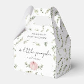 小さなかぼちゃが赤ちゃんシャワーを浴びる フェイバーボックス (裏面サイド)