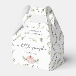 小さなかぼちゃが赤ちゃんシャワーを浴びる フェイバーボックス