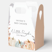 小さなかぼちゃが赤ちゃんシャワーを浴びる フェイバーボックス (オープン)