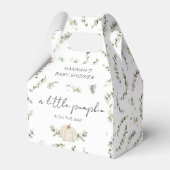 小さなかぼちゃが赤ちゃんシャワーを浴びる フェイバーボックス (裏面サイド)