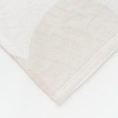 小さなかぼちゃが赤ちゃんシャワーを浴びる フリースブランケット (角)