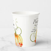 小さなかぼちゃが赤ちゃんシャワーを浴びる 紙コップ (右)