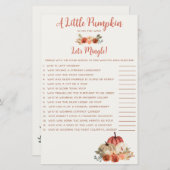 小さなかぼちゃが途中だゲームをやろう (正面/裏面)