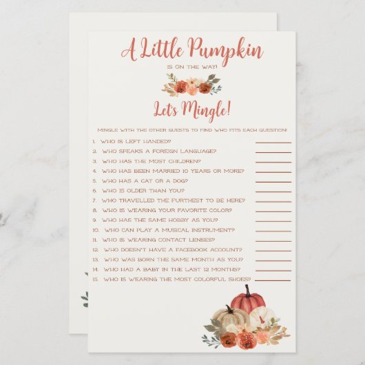 小さなかぼちゃが途中だゲームをやろう (正面/裏面)