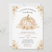 小さなかぼちゃが途中で甘いフローラ 招待状 (正面)