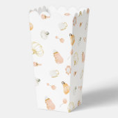 小さなかぼちゃが途中の女の子の赤ちゃんシャワー フェイバーボックス (裏面)