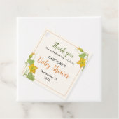 小さなかぼちゃつる植物柄 フェイバータグ (インサイチュ)