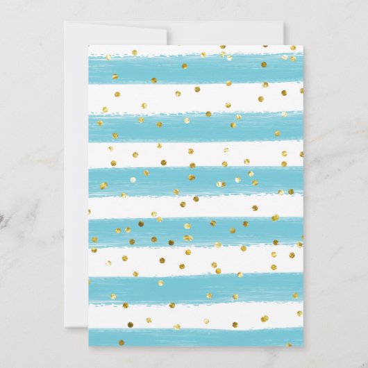 小さなかぼちゃのトラックの赤ちゃんシャワーグリーン 招待状 (裏面)