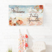 小さなかぼちゃのフローラガールベビースプリングウェルカム 横断幕 (インサイチュ)