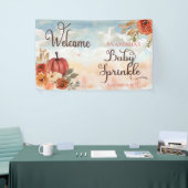 小さなかぼちゃのフローラガールベビースプリングウェルカム 横断幕 (トレードショー)