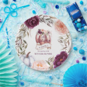 小さなかぼちゃのフローラ秋1st誕生日パーティー ペーパープレート (パーティー)