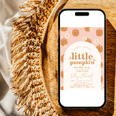 小さなかぼちゃのベビーシャワー招待状 招待状