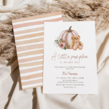 小さなかぼちゃのヴィンテージフローラかぼちゃテディベア