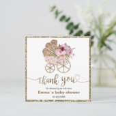 小さなかぼちゃの女の子の赤ちゃんシャワー感謝していユー (スタンド正面)