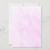 小さなかぼちゃの女の子の赤ちゃんシャワー招待状 招待状 (裏面)